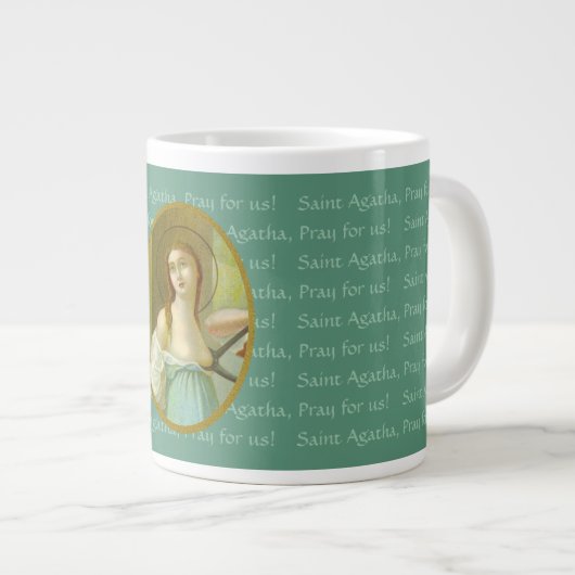 St. Agatha (M 003) 20 oz. Jumbo Coffee Mok #1 (Voorkant rechts)