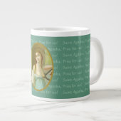 St. Agatha (M 003) 20 oz. Mug café Jumbo #1 (Devant droit)