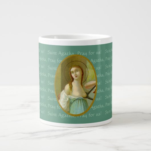 St. Agatha (M 003) 20 oz. Mug café Jumbo #1 (Devant)