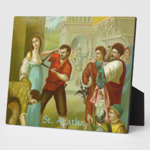 St. Agatha (M 003) Horizontaal Fotoplaat