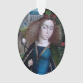 St. Agatha of Sicily (detail; M 070) Acrylyl Ornament (voorkant)