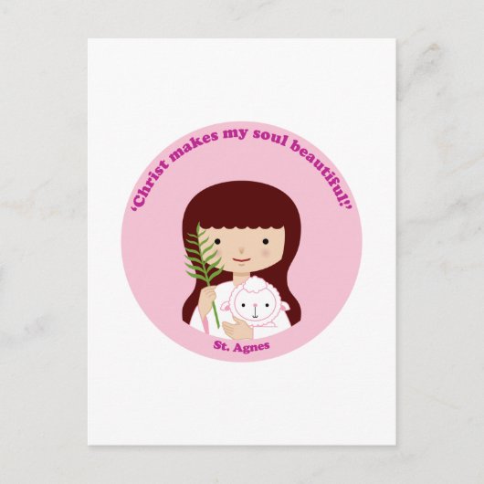 St. Agnes Briefkaart (Voorkant)