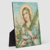 St. Agnes of Rome (MH 01) 8"x10" Fotoplaat (Zijkant)