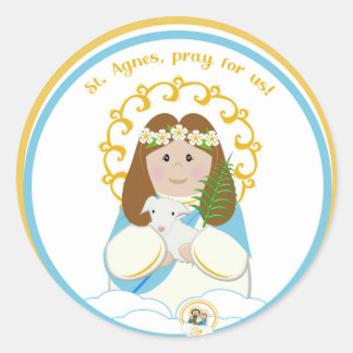 St. Agnes Ronde Sticker