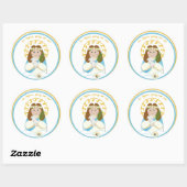 St. Agnes Ronde Sticker (Vel)