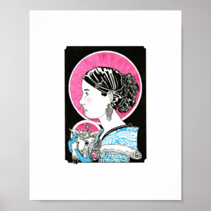 St. Agnes van Rome 8 x 10 inch afdrukken Poster