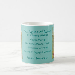 St. Agnes van Rome (BC 01) koffiemok 2a