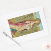 St. Agnes van Rome (BC 01) Rechthoekige Sticker (Envelop)