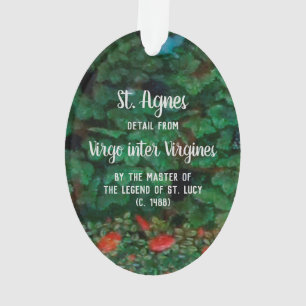 St. Agnes van Rome (detail; M 070) Acryl Ornament