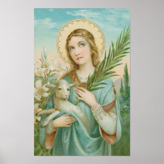 St. Agnes van Rome (MH 01) Poster (Voorkant)