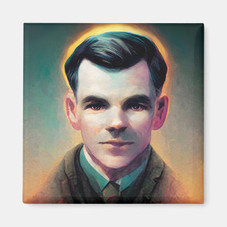 St. Alan Turing magnet Magneet
