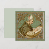 St. Albert le Grand (BK 013) Carte de voeux vierge (Devant / Derrière)