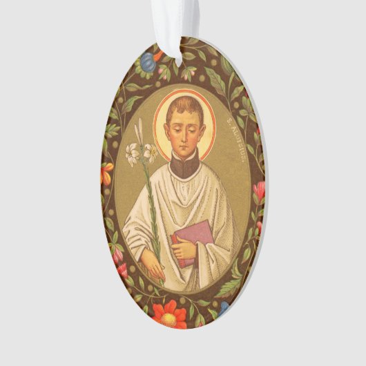St. Aloysius Gonzaga (PM 01) Acryl Ornament (voorkant)