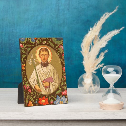 St. Aloysius (PM 01) 5"x7" Plaque #2 avec Easel (Côté)