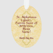 St. Alphonsus Liguori (SAU 039) Ornament (achterkant)