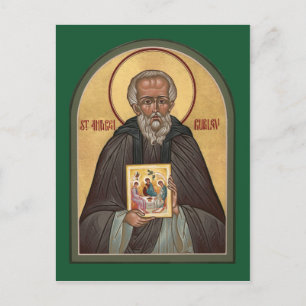 St. Andrei Rublev Prayer Card Briefkaart