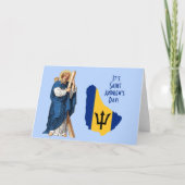 St. Andrew avec la carte du drapeau de la Barbade  (Devant)