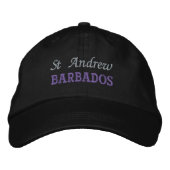 St Andrew, Casquette de baseball brodé de la Barba (Devant)