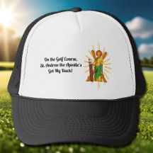 St. Andrew de apostel, beschermheer van golf, golf
