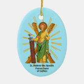 St. Andrew de apostel / St. Jude Thaddeus Golfer Keramisch Ornament (Voorkant)