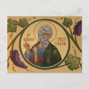 St. Andrew de Eerste Prayer Card Briefkaart