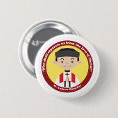 St. Andrew Dung Lac Ronde Button 5,7 Cm (Voorkant /achterkant)