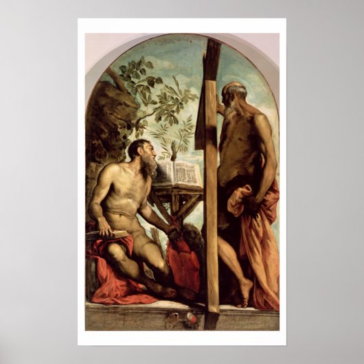 St. Andrew en St. Jerome Poster (Voorkant)