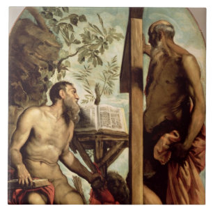 St. Andrew en St. Jerome Tegeltje