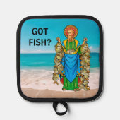 St. Andrew heeft vis? Pannenlap (Voorkant)