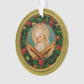 St. Andrew Kerstmis Novena Prayer Acryl Ornament (voorkant)