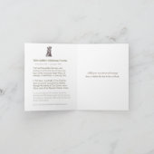 St. Andrew Kerstmis Novena Prayer Feestdagen Kaart (Binnen)