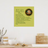 St. Andrew Kerstmis Novena Prayer Poster (Keuken)