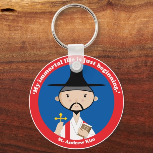 St. Andrew Kim Sleutelhanger (Voorkant)