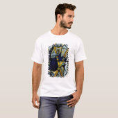 St. Andrew met Saltire Cross, Brits T-shirt (Voorkant volledig)