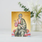 St. Andrew orthodox Christelijk icoon Briefkaart (Staand voorkant)