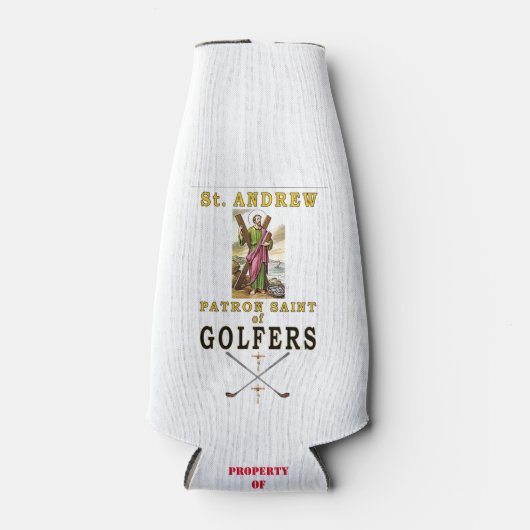 ST ANDREW PATRON SAINT VAN GOLFERS FLESJESKOELER (Voorkant)