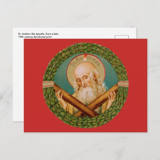 St. Andrew the Apostle (JMAS 02) Briefkaart (Voorkant / Achterkant)
