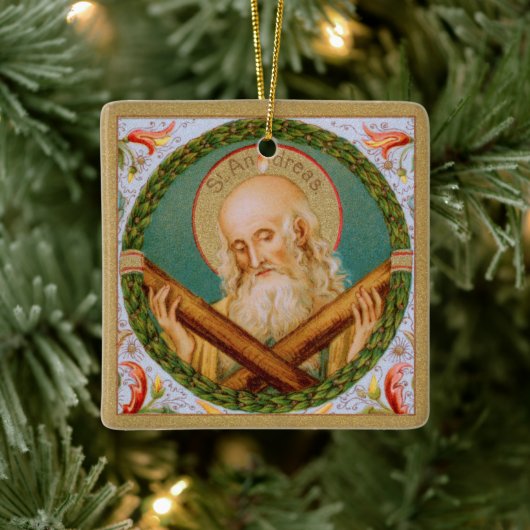 St. Andrew the Apostle (JMAS 02) Keramisch Ornament (Boom)