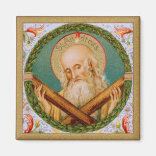 St. Andrew the Apostle (JMAS 02) Square Magneet