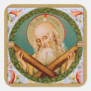 St. Andrew the Apostle (JMAS 02) Vierkante Sticker