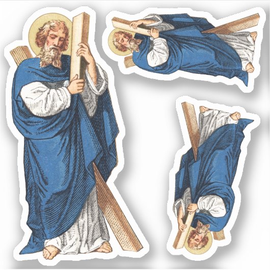 St. Andrew the Apostle (P 006) 3-Up - Contour Sticker (Voorkant)