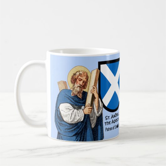 St. Andrew the Apostle (P 006) en Zijne SchildMok Koffiemok (Links)