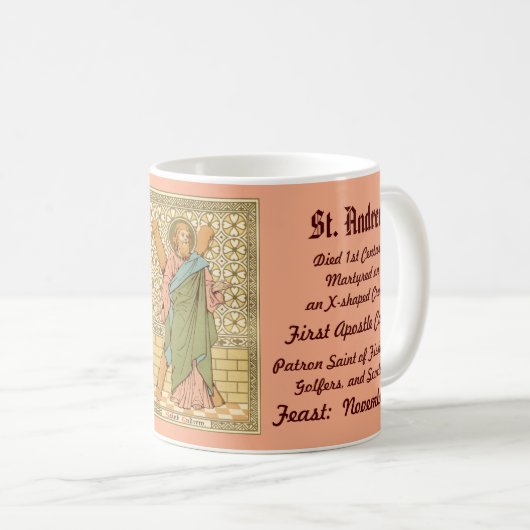 St. Andrew the Apostle (RLS 01) Coffee Mok 1 (Voorkant rechts)