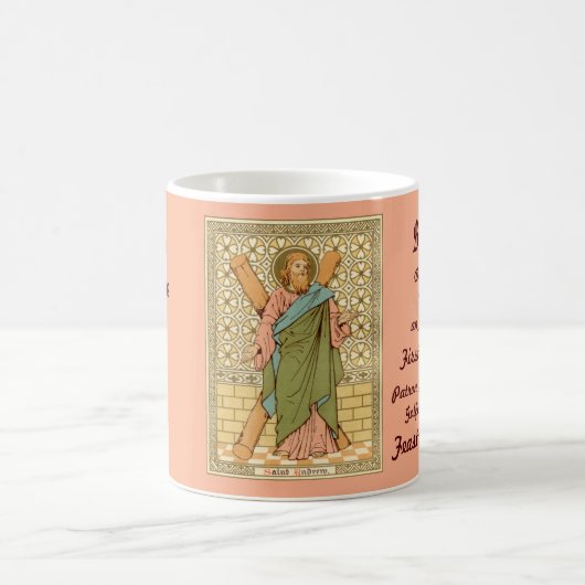 St. Andrew the Apostle (RLS 01) Coffee Mok 1 (Center)