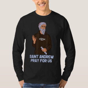St Andrew Vist Patron Saint of Fisherman T-shirt