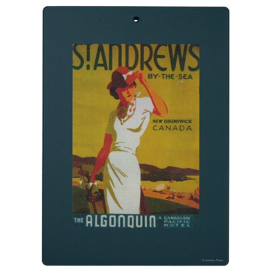 St. Andrews Algonquin  PosterEurope Klembord (Achterkant)