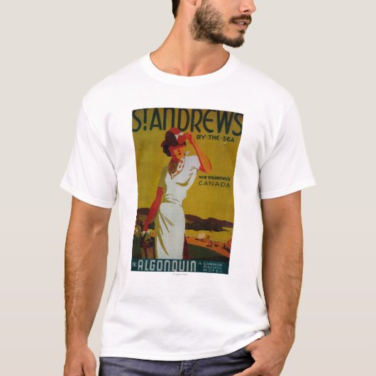 St. Andrews Algonquin PosterEurope T-shirt (Voorkant)