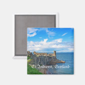 St Andrews Castle, Schotland Magneet (Voorkant / Achterkant)