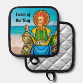 St. Andrew's Catch of the Day Pot Holder Pannenlap (Voorkant / Achterkant)