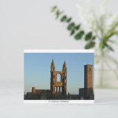 St Andrews Cathedral Briefkaart (Staand voorkant)